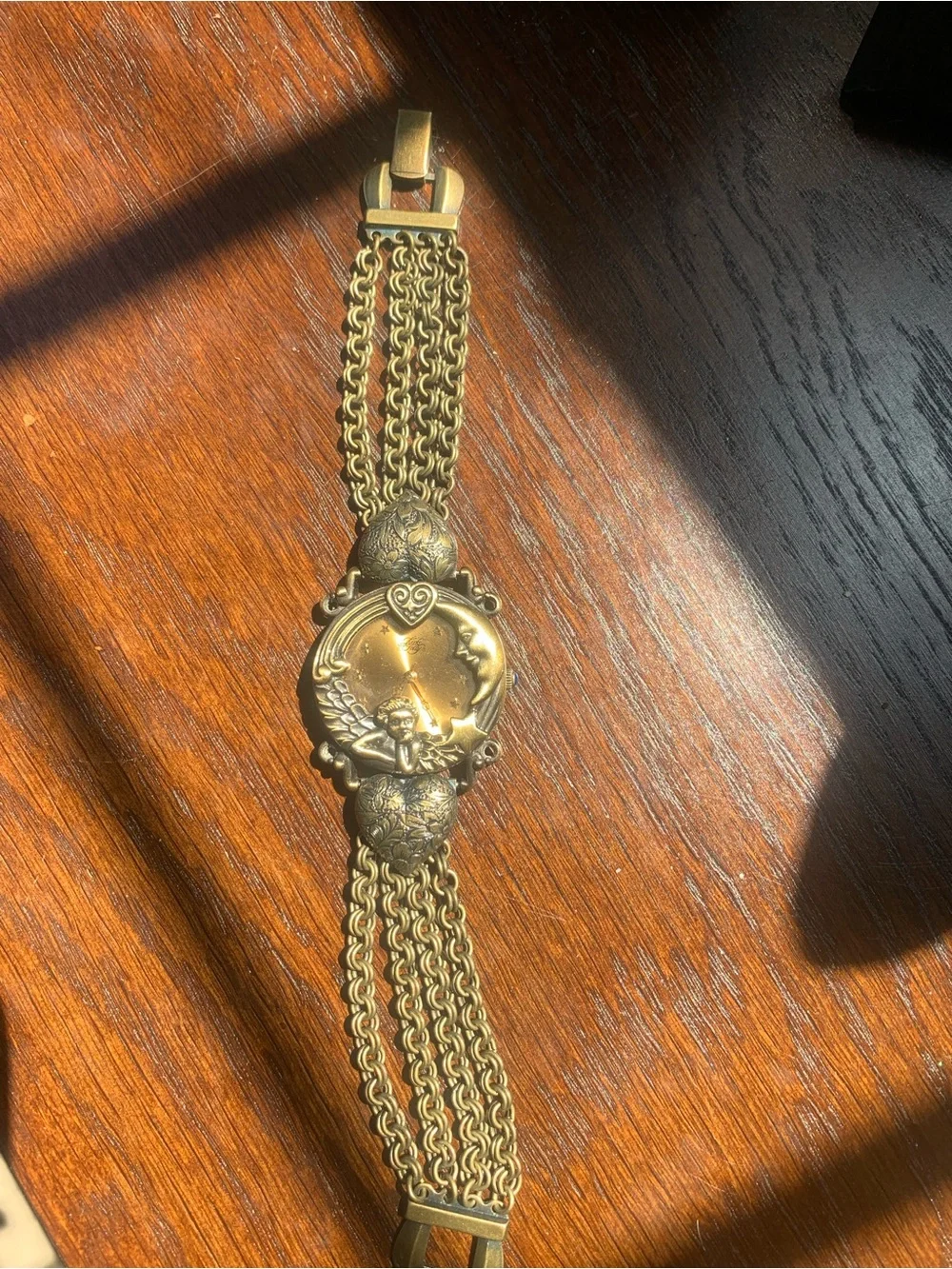 ✨ VINTAGE Kirks Folly Whimsigoth Celestial Angel Watch - PRISTINE & WORKING ✨